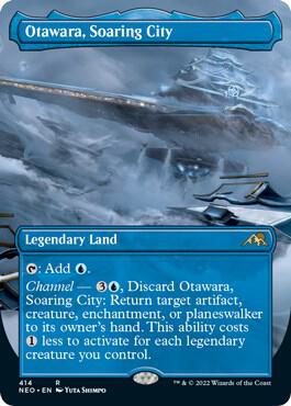 Otawara, Soaring City (Borderless) 414 Rare Kamigawa: Neon Dynasty NM/M