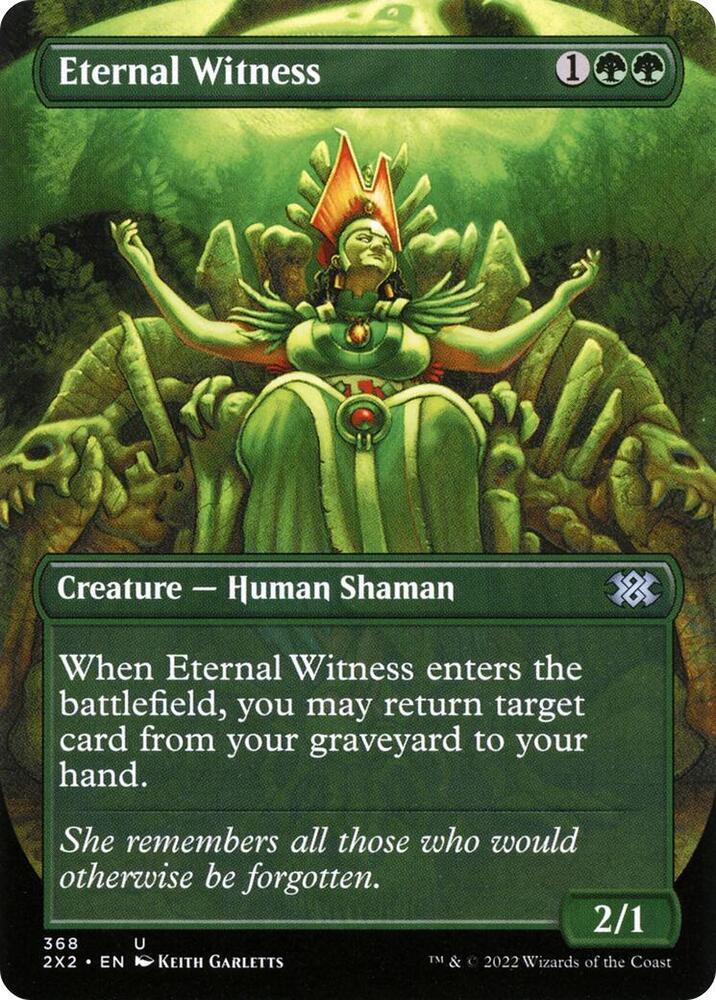 Eternal Witness (Borderless) 368 Uncommon Double Masters 2022 NM/M