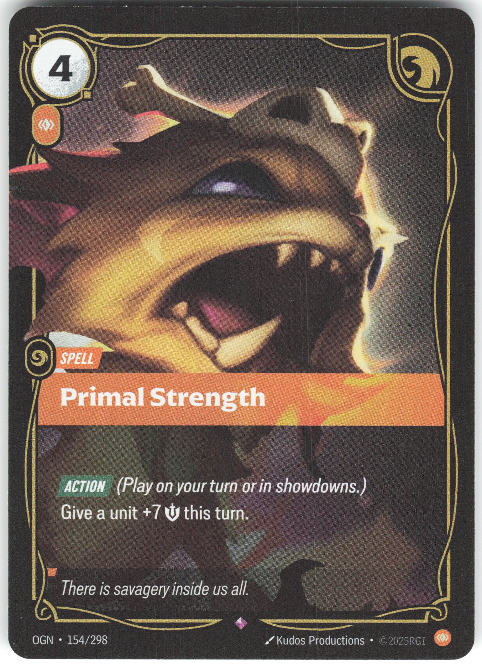 Primal Strength Rare Origins 154/298 NM