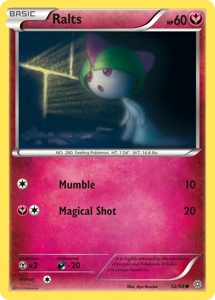Ralts 52/98 Common Ancient Origins NM/M