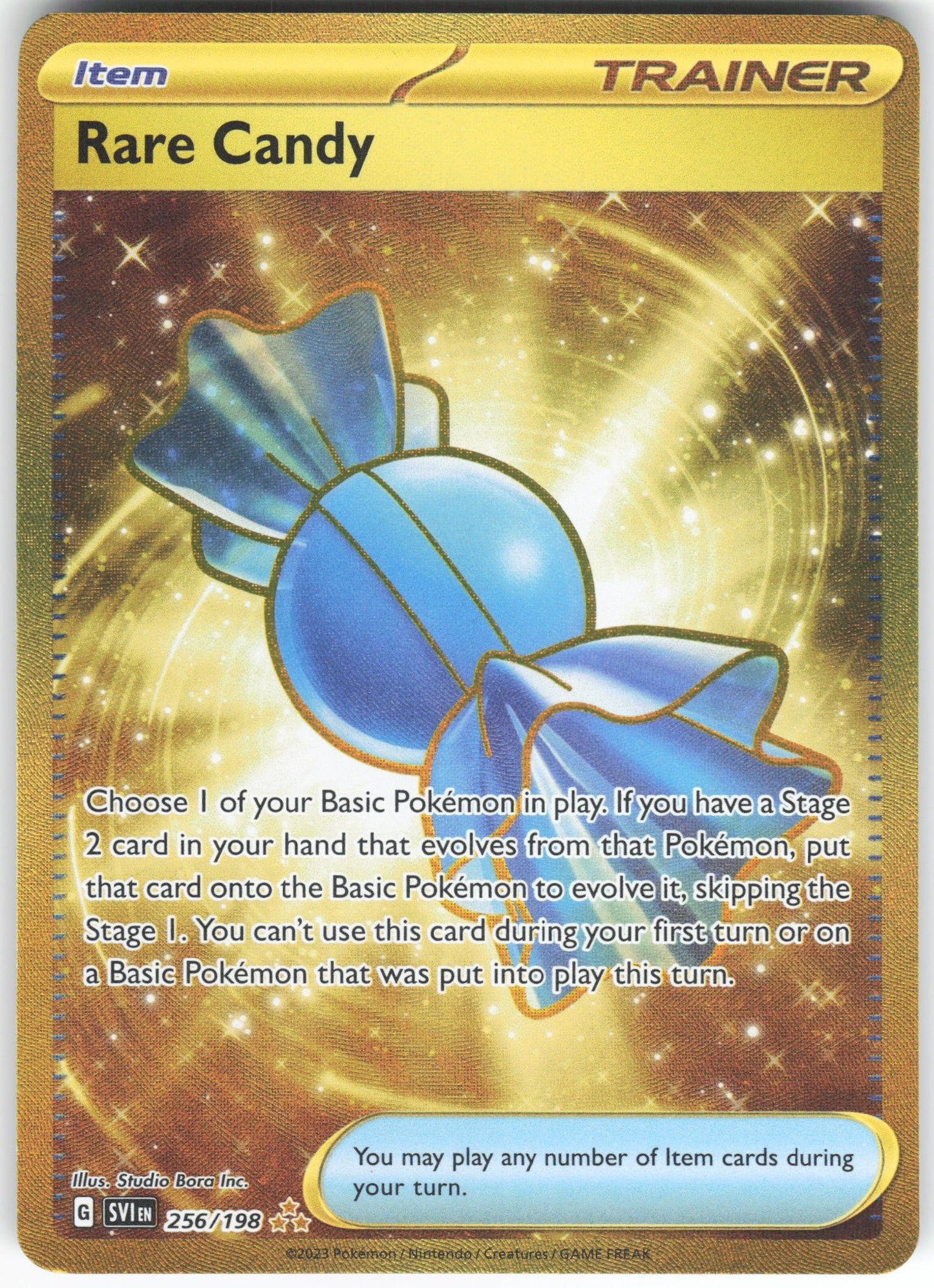 Rare Candy - Hyper Rare SV01: Scarlet & Violet Base Set 256/198 NM