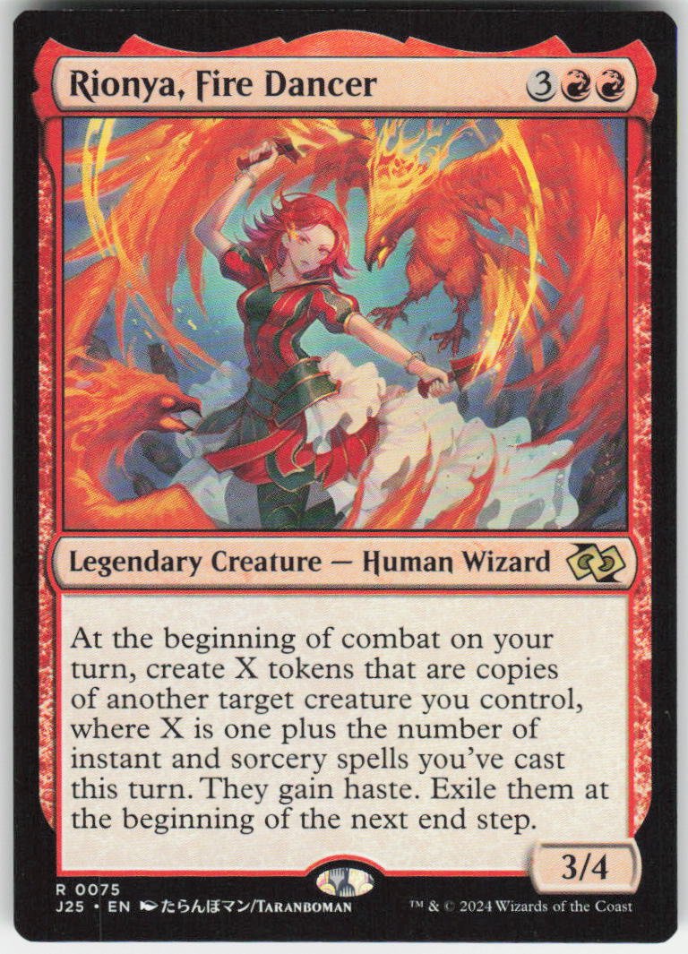 Rionya, Fire Dancer (Anime) R Foundations Jumpstart 75 NM