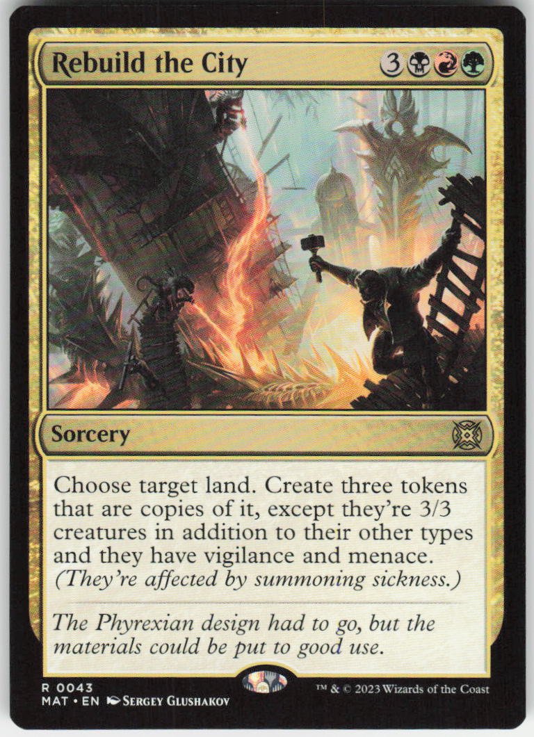 Rebuild the City R March of the Machine: The Aftermath 43 NM