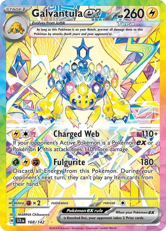 Galvantula ex 168/142 Special Illustration Rare Holo Stellar Crown NM/M