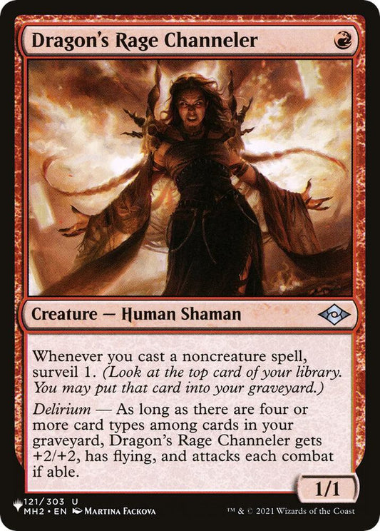 Dragon's Rage Channeler 121/303 Uncommon The List Reprints NM/M