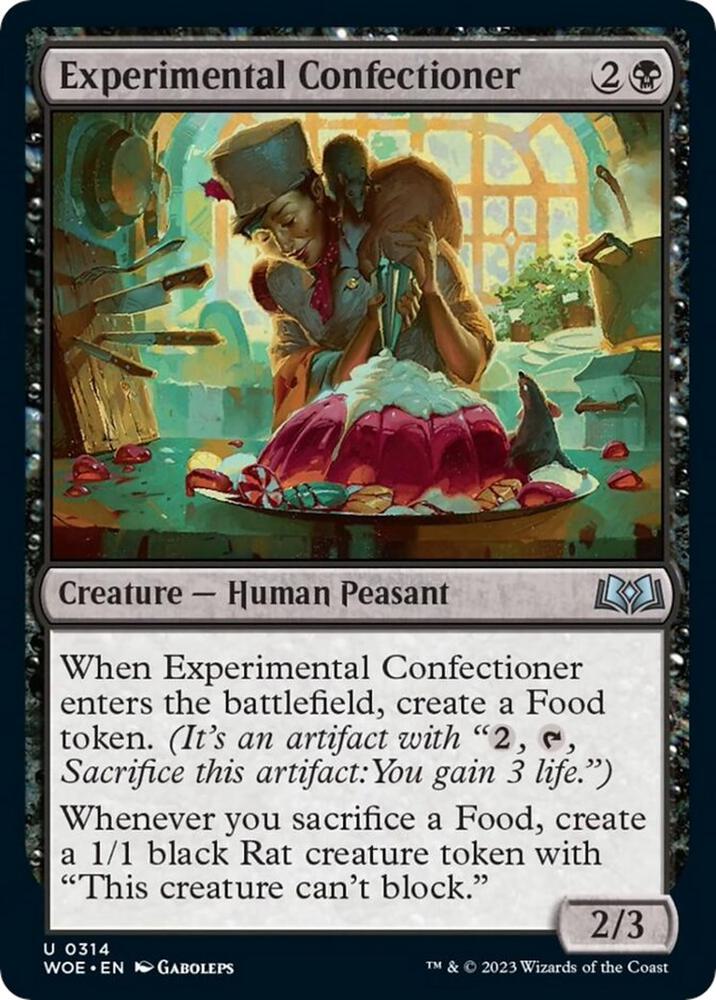 Experimental Confectioner 314 Uncommon Foil Wilds of Eldraine NM/M