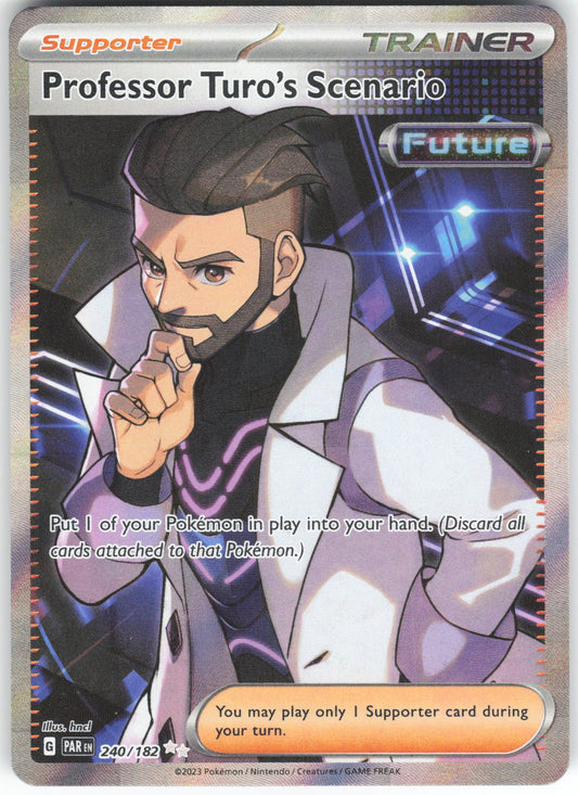 Professor Turo's Scenario - Ultra Rare SV04: Paradox Rift 240/182 NM