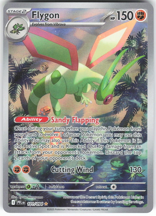 Flygon - Illustration Rare ME02: Phantasmal Flames 101/094 NM