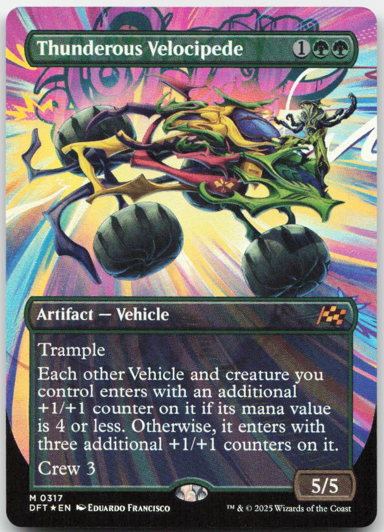 Thunderous Velocipede (Borderless) M Aetherdrift 317 NM