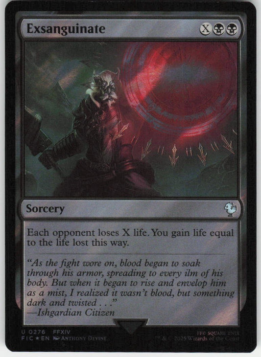 Exsanguinate (Surge Foil) U Commander: FINAL FANTASY 276 NM