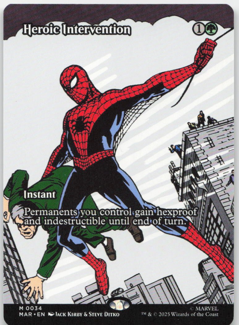 Heroic Intervention (Borderless) M Marvel Eternal-Legal 34 NM