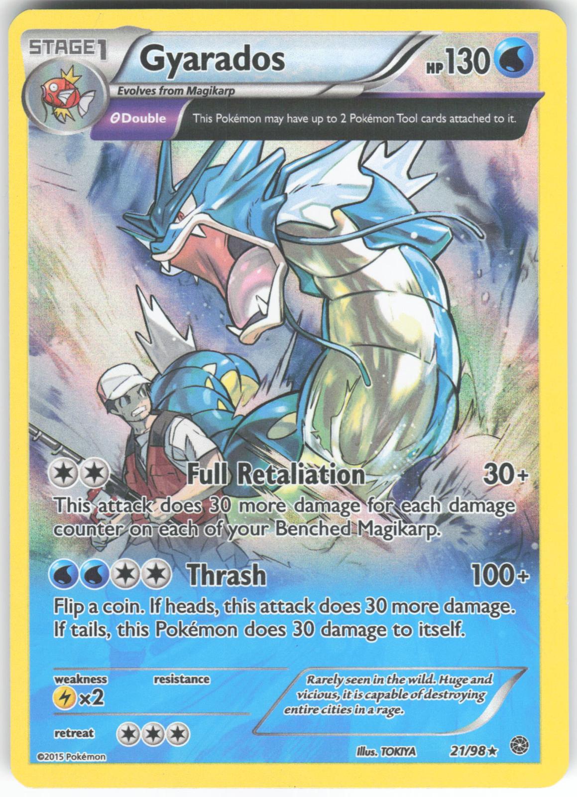 Gyarados (oc) 21/98 Rare Ancient Origins Holo LP*