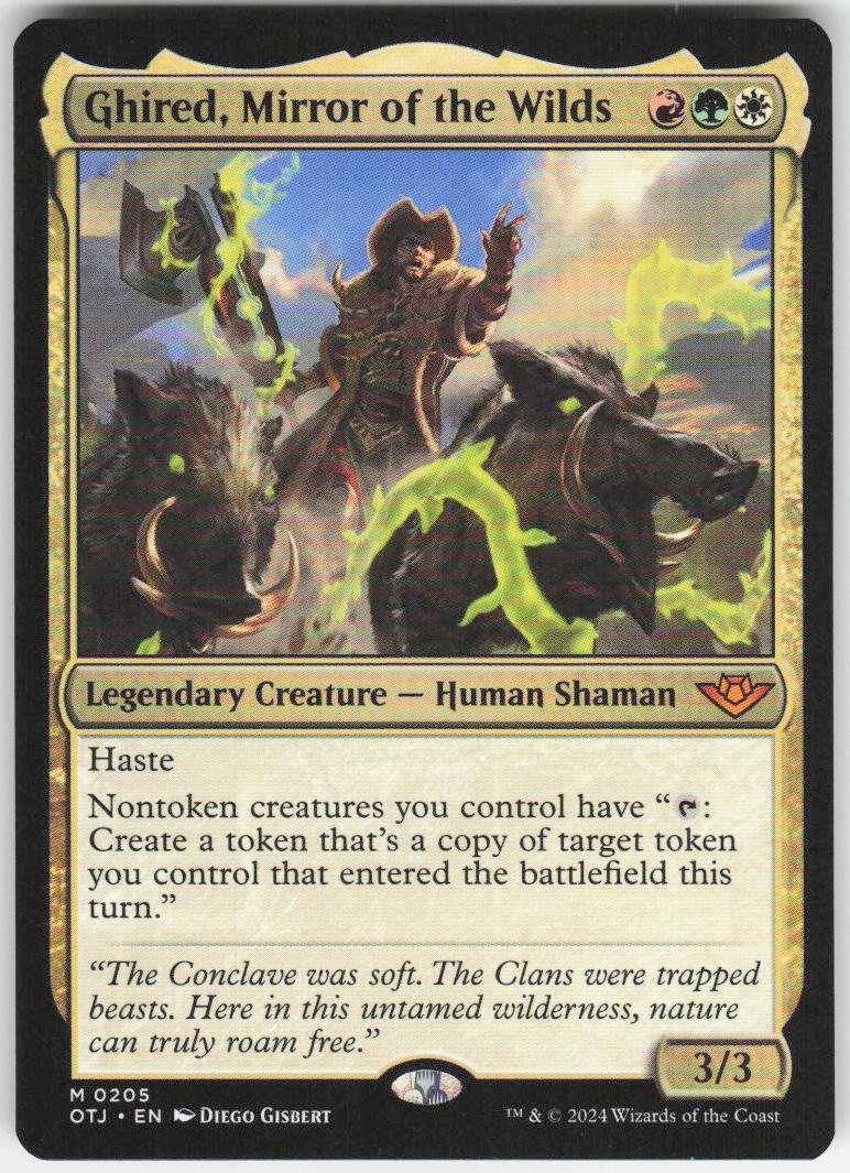 Ghired, Mirror of the Wilds M Outlaws of Thunder Junction 205 NM