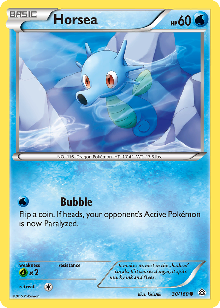 Horsea 30/160 Common Primal Clash NM/LP