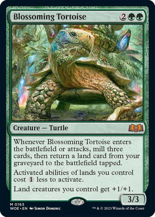 Blossoming Tortoise 163 Mythic Wilds of Eldraine NM/M