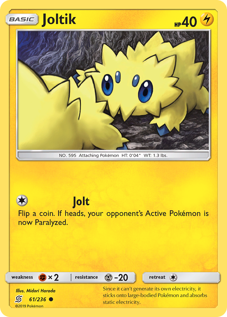 Joltik 61/236 Common Unified Minds NM/LP