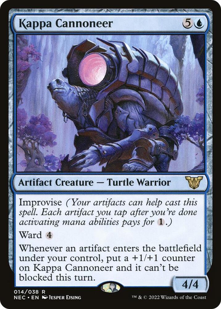 Kappa Cannoneer 14 Rare Commander: Kamigawa: Neon Dynasty NM/M