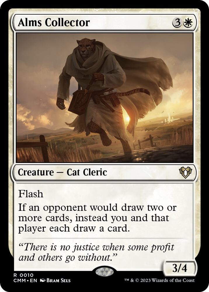 Alms Collector 10 Rare Commander Masters NM/M
