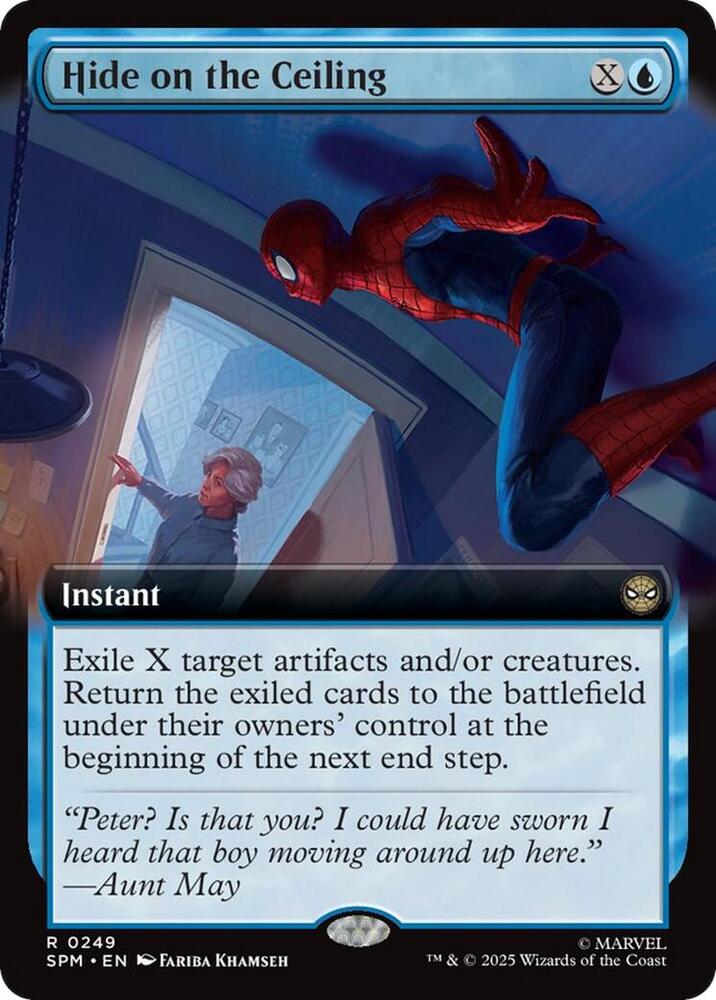 Hide on the Ceiling (Extended Art) 249 Rare Marvel's Spider-Man NM/M