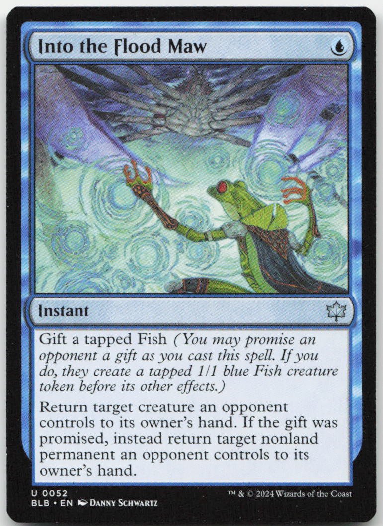 Into the Flood Maw U Bloomburrow 52 NM