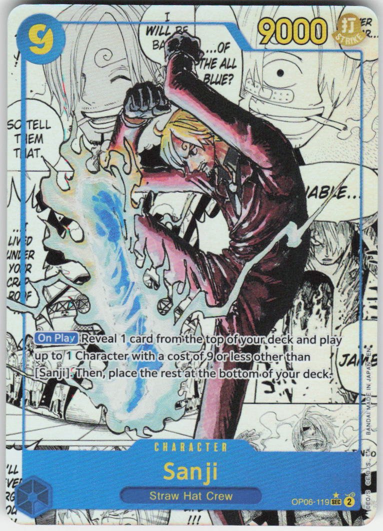 Sanji - (Manga) SEC Premium Booster -The Best- Vol. 2 OP06-119 NM