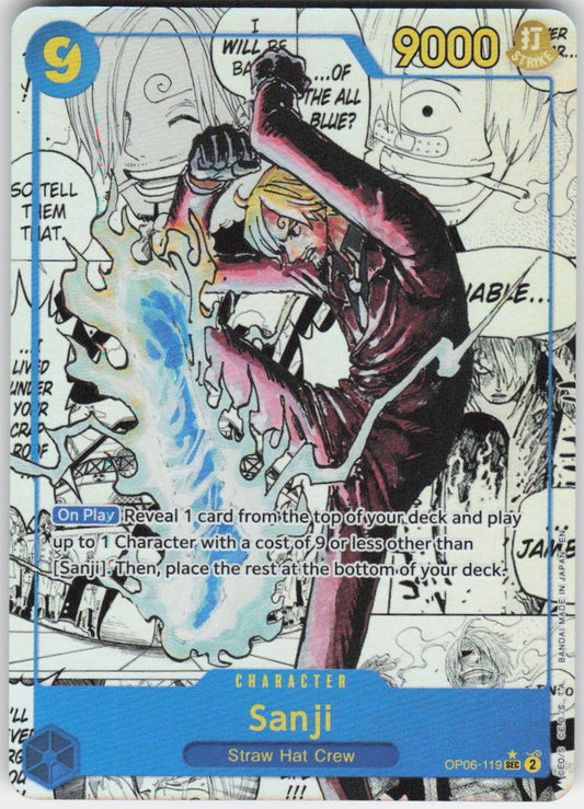 Sanji - (Manga) SEC Premium Booster -The Best- Vol. 2 OP06-119 NM