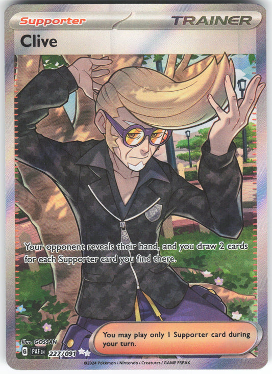 Clive - Ultra Rare SV: Paldean Fates 227/091 NM