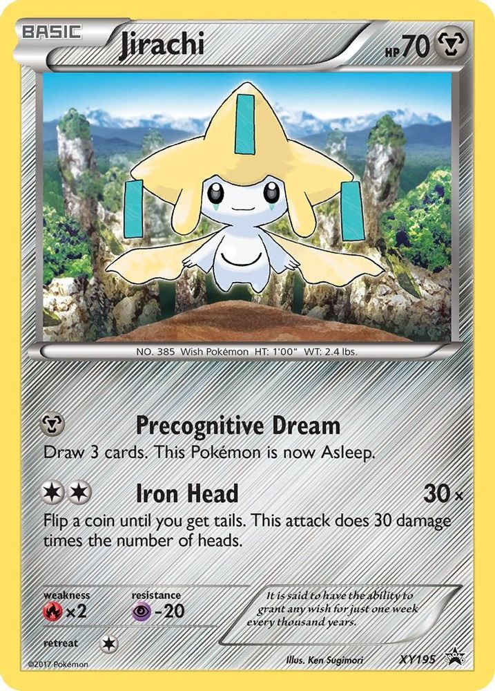 Jirachi XY195 Promo XY Promo Holo NM/M
