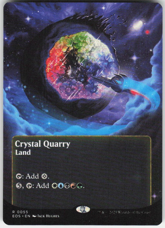 Crystal Quarry (0055) (Borderless) R Edge of Eternities: Stellar Sights 55 NM