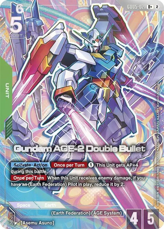 Gundam AGE-2 Double Bullet (R+) GD05-021 R+ Freedom Ascension NM/M