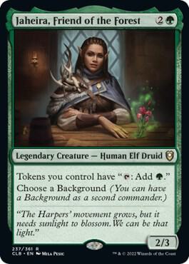 Jaheira, Friend of the Forest 237 Foil Commander Legends: Battle for Baldur's Gate NM/M