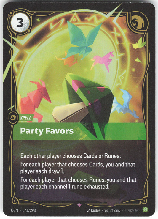 Party Favors Rare Origins 071/298 NM