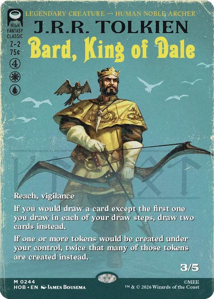 Bard, King of Dale (Borderless) 244 Mythic The Hobbit NM/M