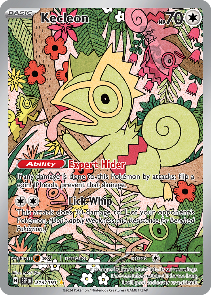 Kecleon 213/191 Illustration Rare Surging Sparks NM/M