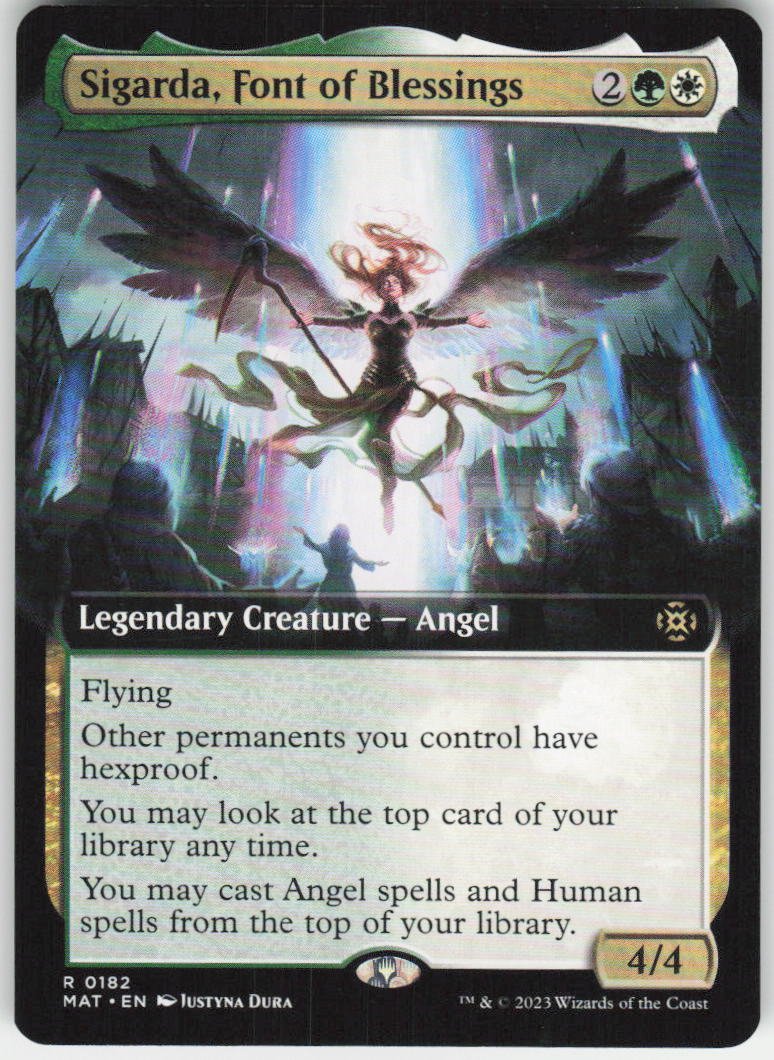 Sigarda, Font of Blessings (Extended Art) R March of the Machine: The Aftermath 182 NM