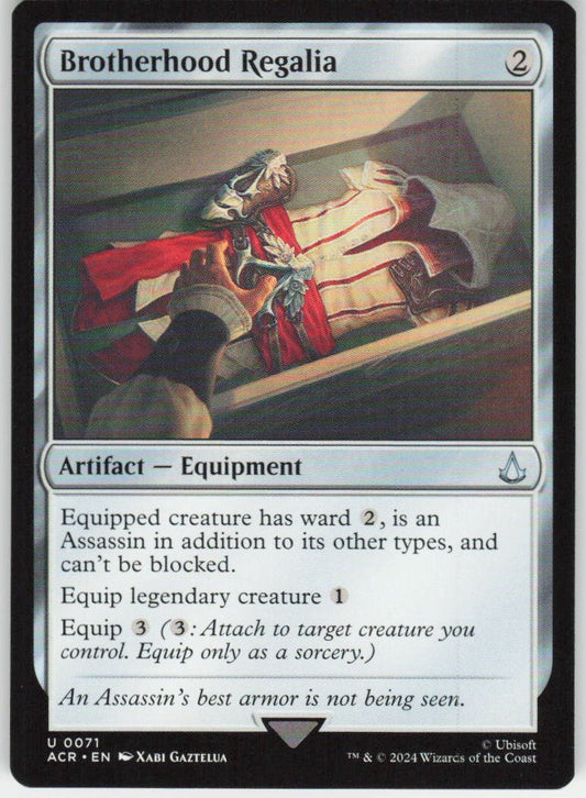 Brotherhood Regalia U Universes Beyond: Assassin's Creed 71 NM