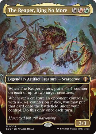 The Reaper, King No More (Borderless) 4 Mythic Commander: Lorwyn Eclipsed NM/M