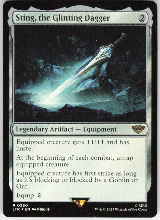 Sting, the Glinting Dagger R Universes Beyond: The Lord of the Rings: Tales of Middle-earth 250 NM