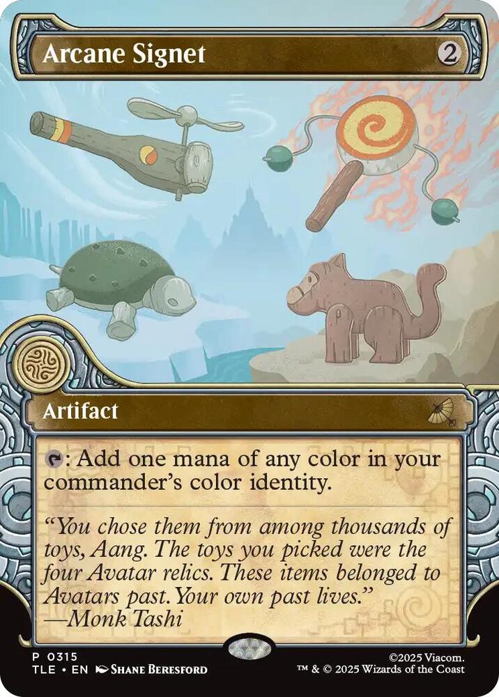 Arcane Signet (Showcase) 315 Avatar: The Last Airbender: Eternal-Legal NM/M