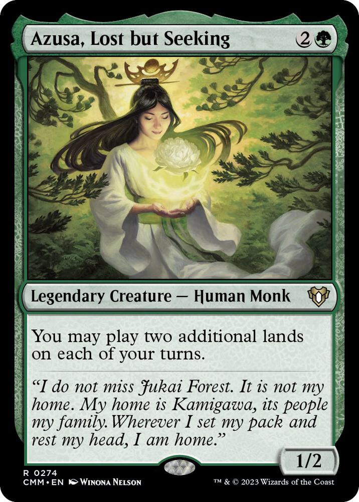 Azusa, Lost but Seeking 274 Rare Commander Masters NM/M