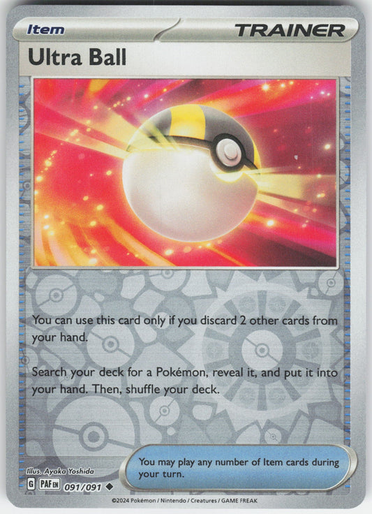 Ultra Ball Uncommon SV: Paldean Fates 091/091 NM Rev Holo