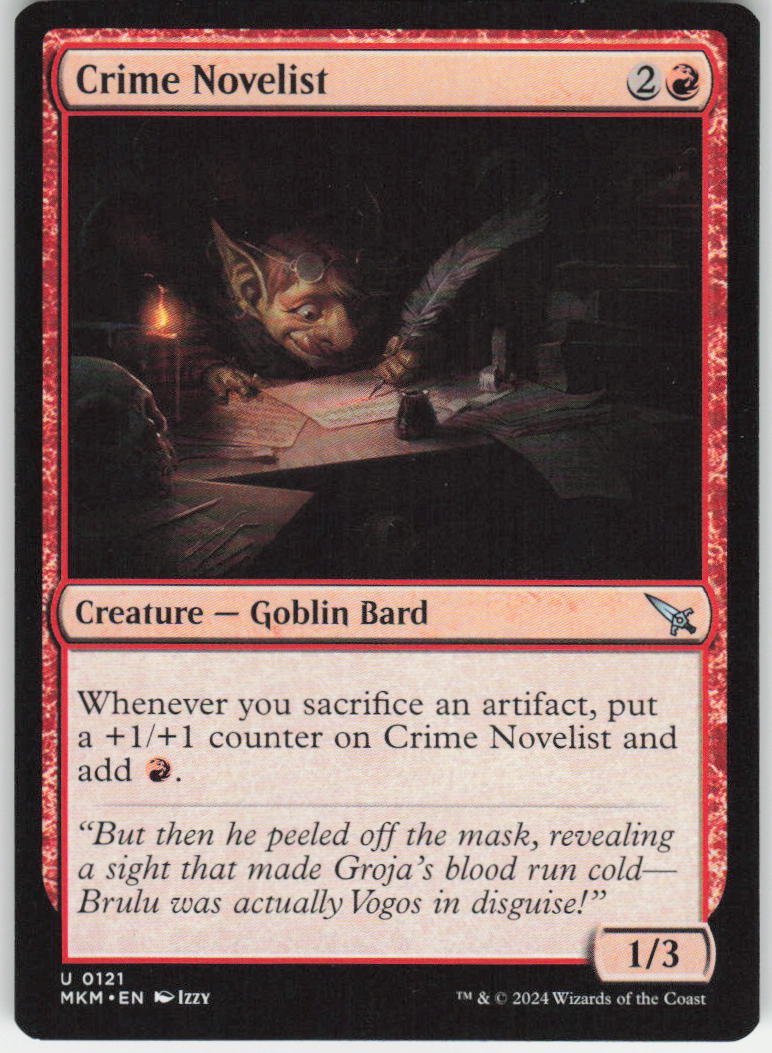 Crime Novelist U Murders at Karlov Manor 121 NM