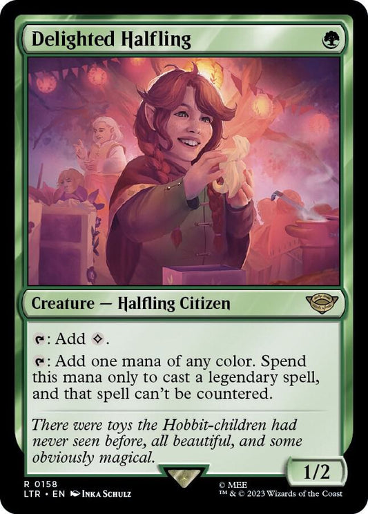 Delighted Halfling 158 Universes Beyond: The Lord of the Rings: Tales of Middle-earth NM/M