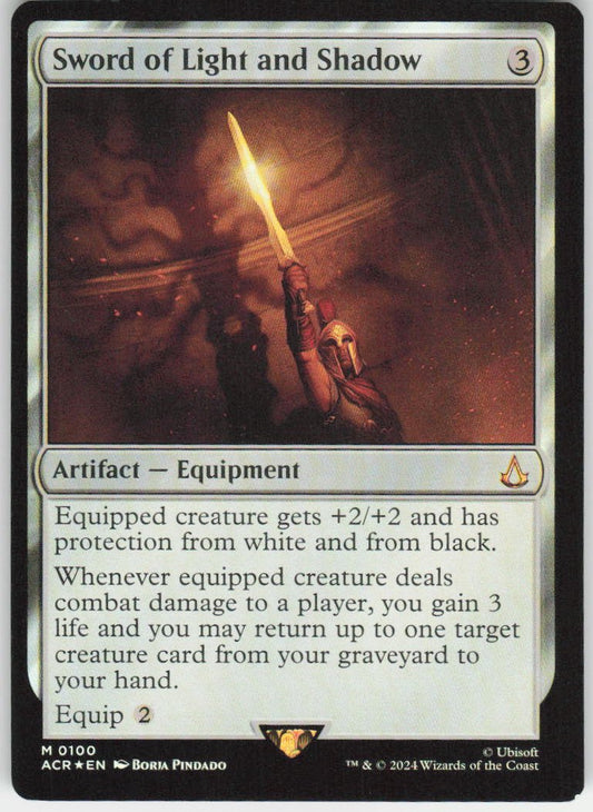 Sword of Light and Shadow (Foil) M Universes Beyond: Assassin's Creed 100 NM