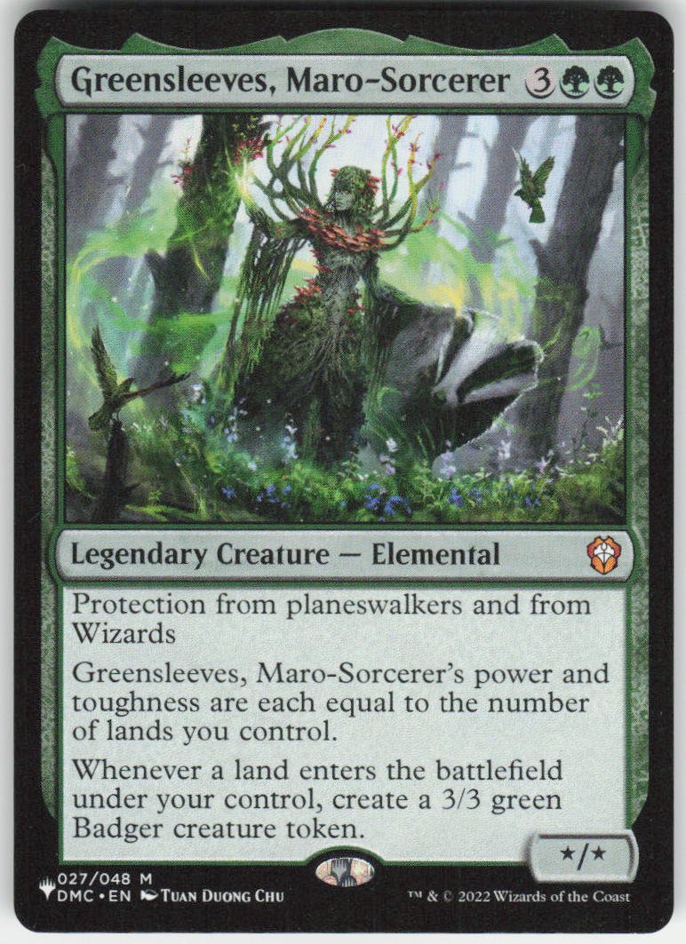 Greensleeves, Maro-Sorcerer M Commander: Dominaria United 27 NM