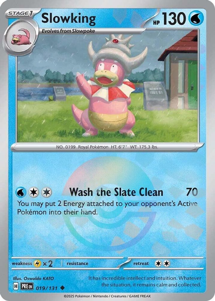 Slowking (Poke Ball Pattern) 019/131 Uncommon Prismatic Evolutions Holo NM/M