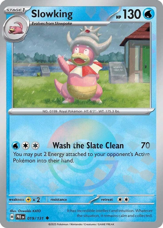 Slowking (Poke Ball Pattern) 019/131 Uncommon Prismatic Evolutions Holo NM/M