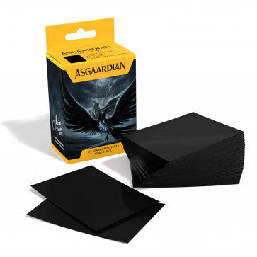 Asgaardian Standard Trading Card Sleeves - Pure Black (104 pcs)