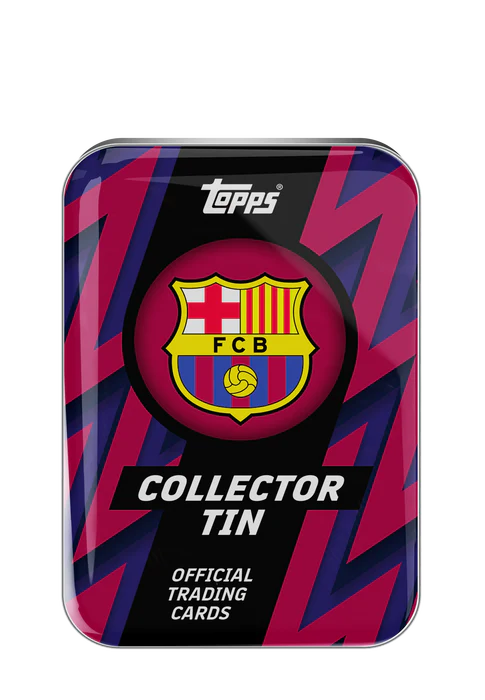 2025-26 Topps FC Barcelona Soccer Collector Tin