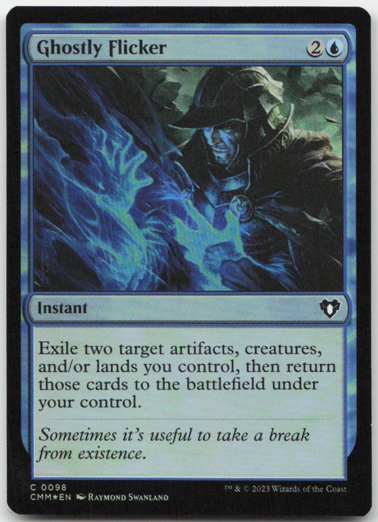 Ghostly Flicker C Commander Masters 98 NM